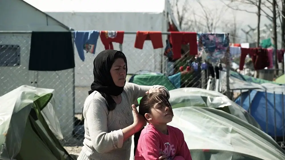 Image from the film Idomeni